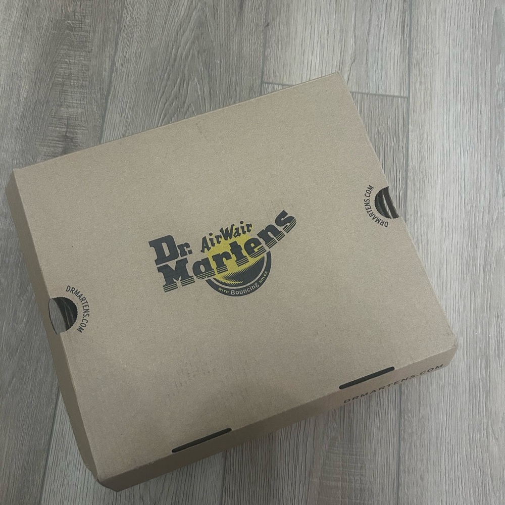 Dr. Martens Tan and Black Platform Sandals - Picture 5 of 6